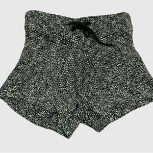 Storm & Marie knit lounge shorts Drawstring Black & white Loungewear Size S